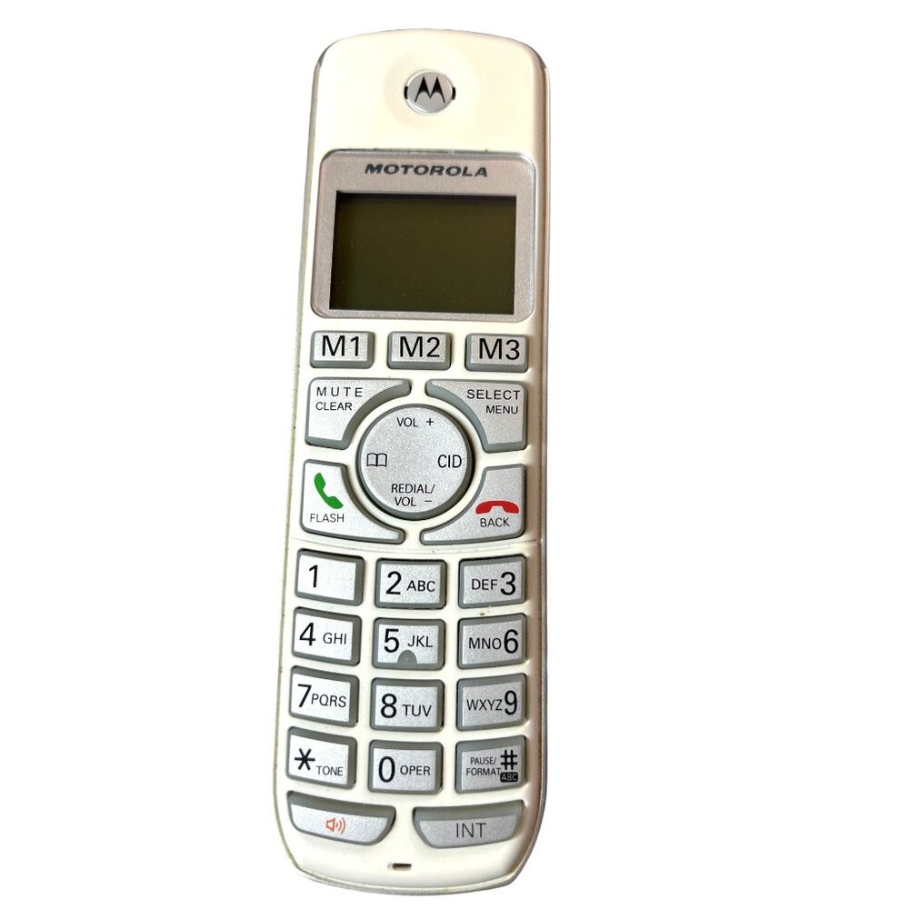 Motorola Cordless Phone Model K702 Handset Only White